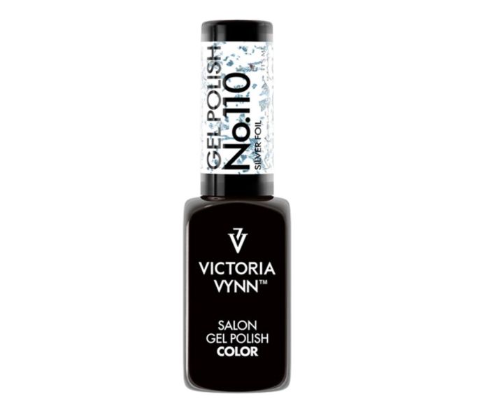 Gel Polish - 110 Silver Foil 8ml