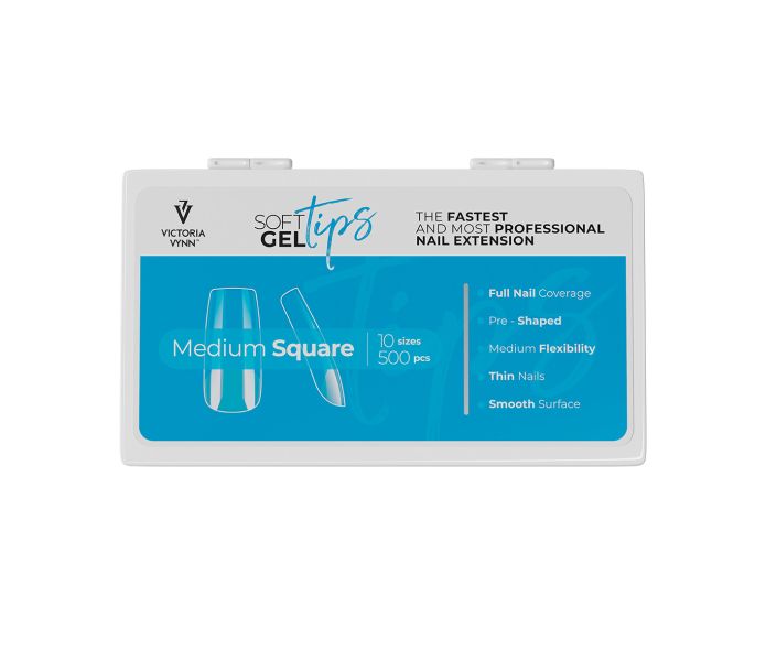 Soft Gel Tips Medium Square
