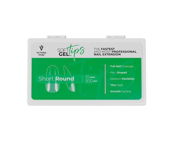 Soft Gel Tips Short round