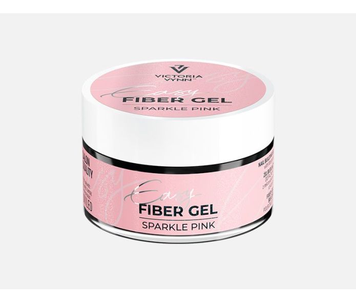 Easy Fiber Gel Sparkle Pink