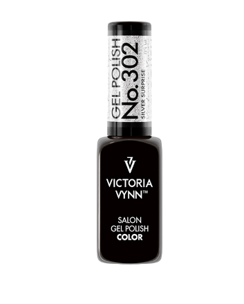 GEL POLISH 302 Silver Surprise Hybrid nail polish 8ml - Victoria Vynn