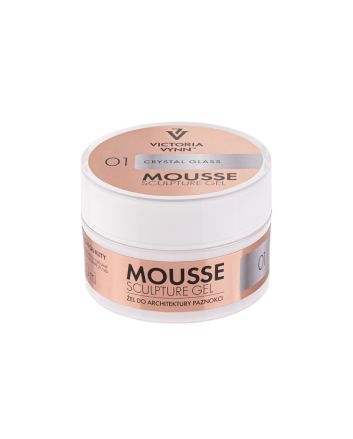 01 Mousse Sculpture Gel 50 ml  Crystal Glass - Victoria Vynn