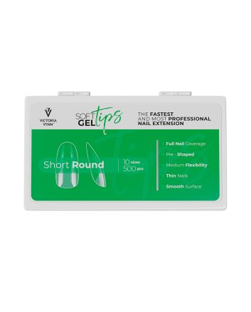Soft Gel Tips Short round